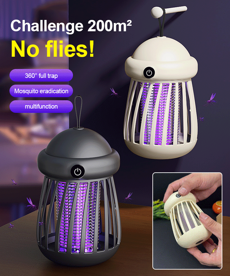 【德國黑科技】360°光波誘蚊強力電擊滅蚊燈一天能滅5萬只毒蚊💡無味無噪聲📢室內戶外都好用😍懶人必備‼️